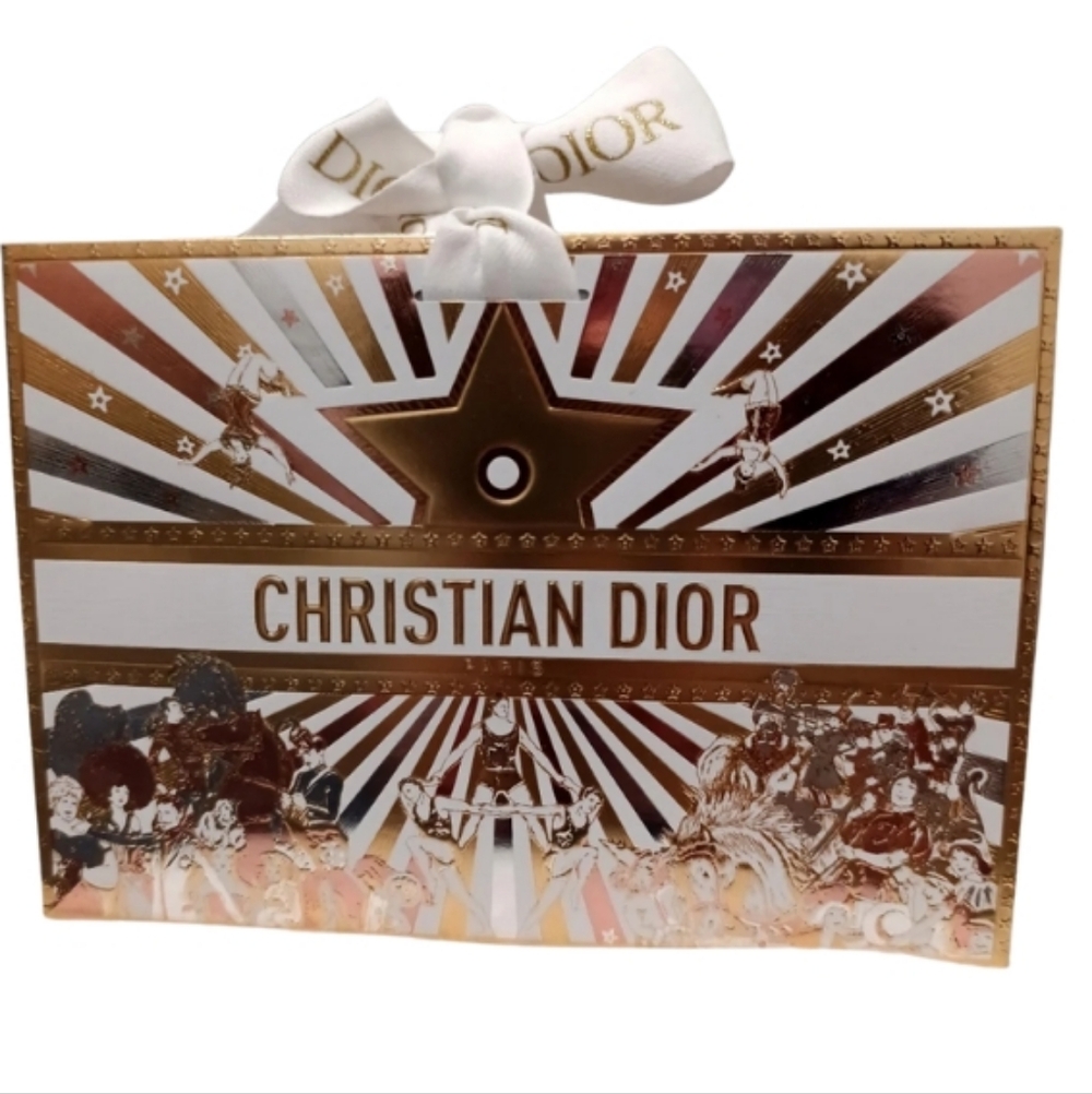 Dior Gift Bag Gold, Silver & Pink